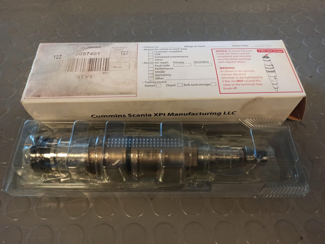 SCANIA INJECTOR - 2057401 - حاقن - شاحنة: صورة 1 SCANIA INJECTOR - 2057401 - حاقن - شاحنة: صورة 1