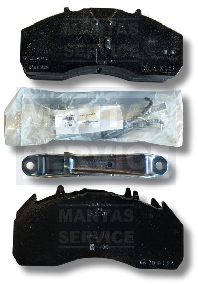 VOLVO BRAKE PAD KIT - DRAG FREE 24226155, 23149532, 21352570 - دواسات الفرامل - شاحنة: صورة 2 VOLVO BRAKE PAD KIT - DRAG FREE 24226155, 23149532, 21352570 - دواسات الفرامل - شاحنة: صورة 2
