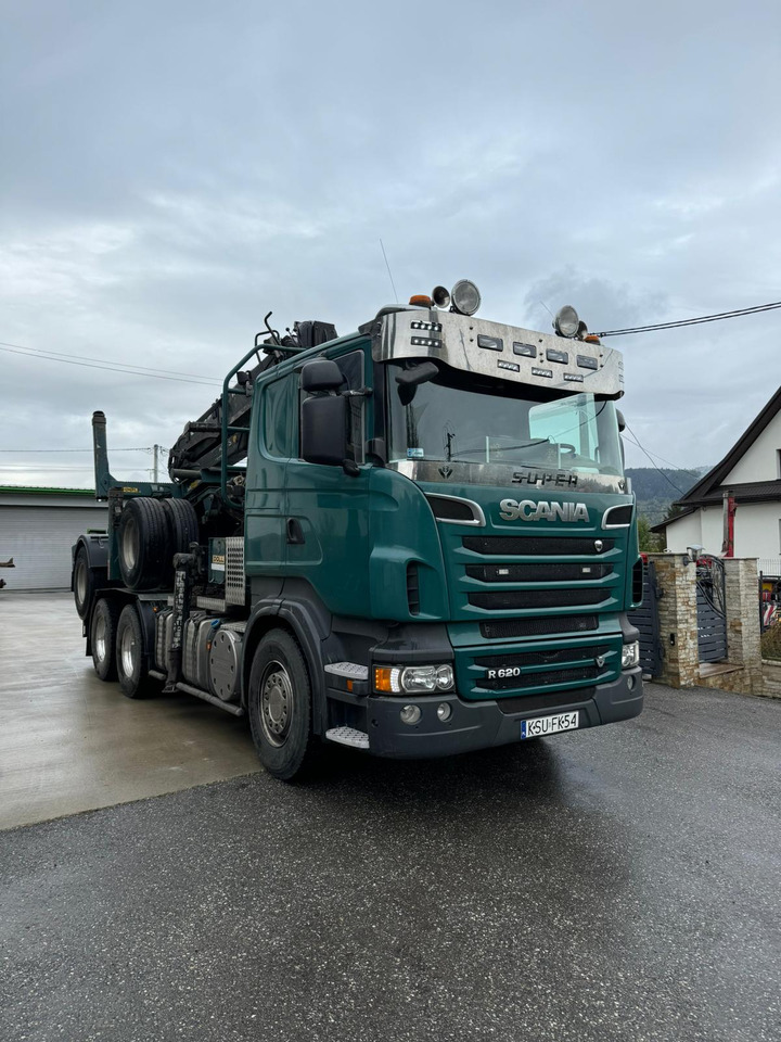 SCANIA R560 - شاحنة قطع الأشجار: صورة 1 SCANIA R560 - شاحنة قطع الأشجار: صورة 1