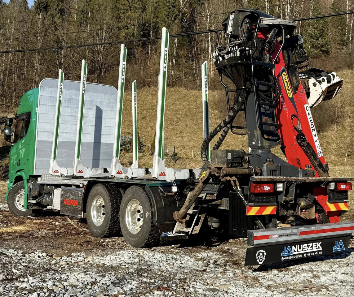 SCANIA R580 - شاحنة قطع الأشجار, شاحنة كرين: صورة 4 SCANIA R580 - شاحنة قطع الأشجار, شاحنة كرين: صورة 4