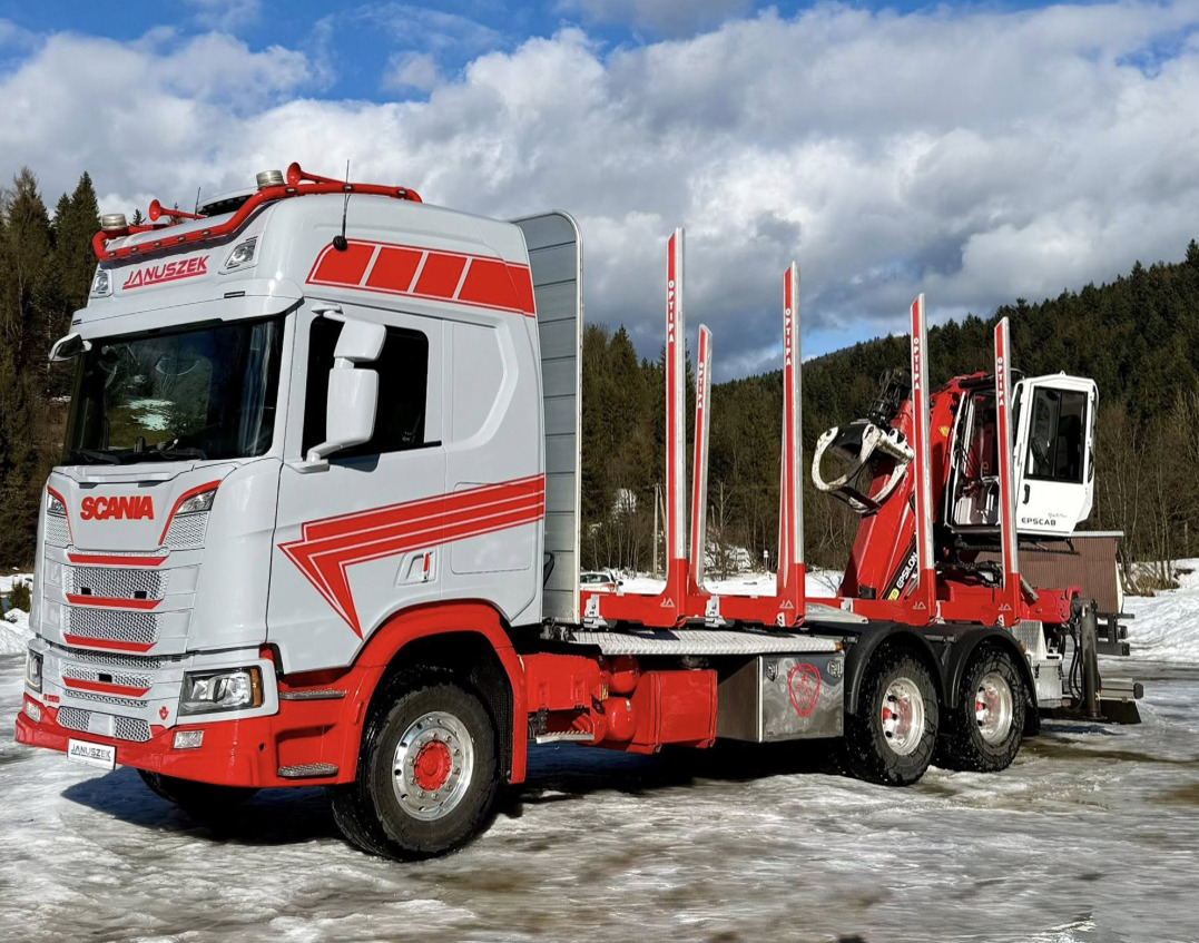 SCANIA R580 - شاحنة قطع الأشجار: صورة 2 SCANIA R580 - شاحنة قطع الأشجار: صورة 2