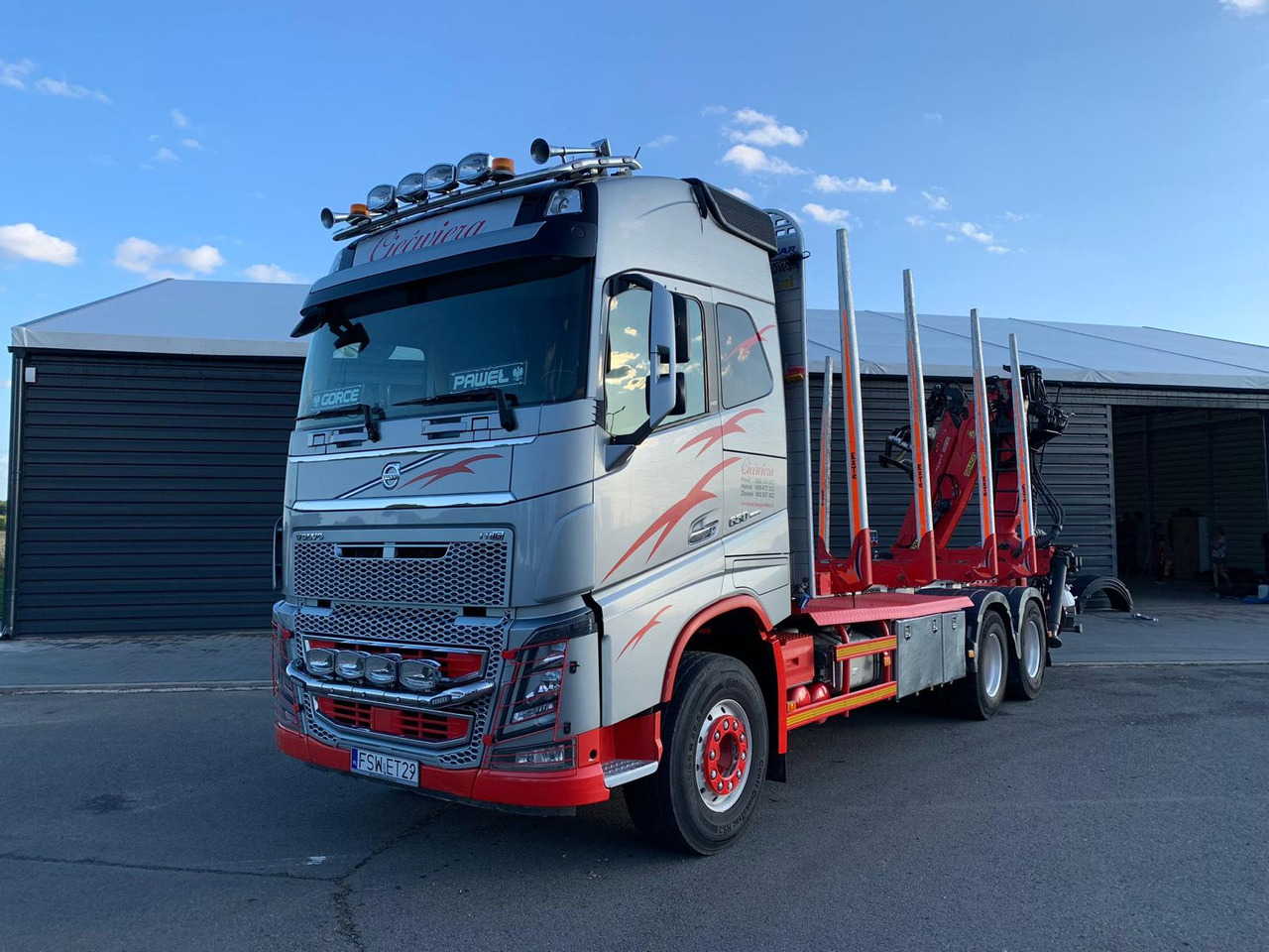 شاحنة قطع الأشجار VOLVO FH16 650: صورة 8