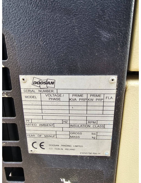 مجموعة المولدات Doosan G20: صورة 9 مجموعة المولدات Doosan G20: صورة 9