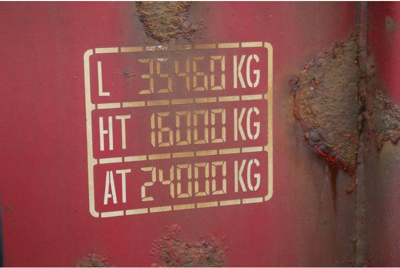نصف مقطورة شاسيه HFR Semitrailer Containerchassis Standard: صورة 20