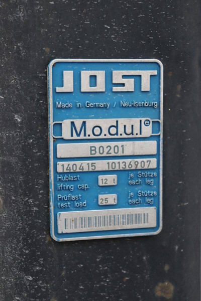 نصف مقطورة شاسيه HFR Semitrailer Containerchassis Standard: صورة 16