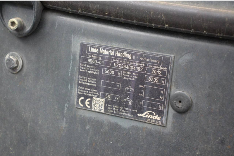 رافعة شوكية ديزل Linde H50D-01: صورة 14