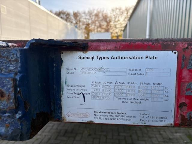 Nooteboom OSD-48-03 - عربة منخفضة مسطحة نصف مقطورة: صورة 5 Nooteboom OSD-48-03 - عربة منخفضة مسطحة نصف مقطورة: صورة 5