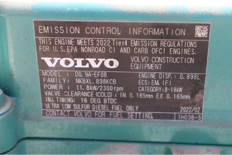آلات البناء Volvo D0 9A-EF08: صورة 10