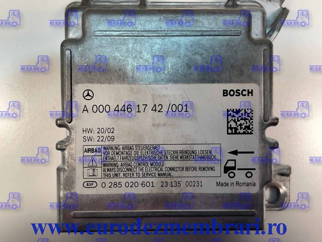 CALCULATOR AIRBAG MERCEDES ACTROS MP4 MP5 A0004461742 - وحدة تحكم الكتروني - شاحنة: صورة 2 CALCULATOR AIRBAG MERCEDES ACTROS MP4 MP5 A0004461742 - وحدة تحكم الكتروني - شاحنة: صورة 2
