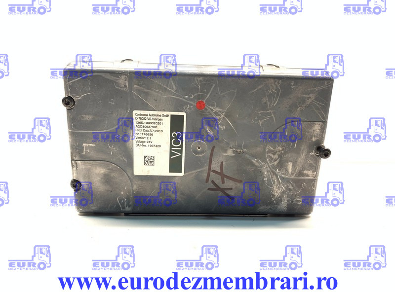 CALCULATOR VIC3 DAF XF106 1907429 - وحدة تحكم الكتروني - شاحنة: صورة 1 CALCULATOR VIC3 DAF XF106 1907429 - وحدة تحكم الكتروني - شاحنة: صورة 1