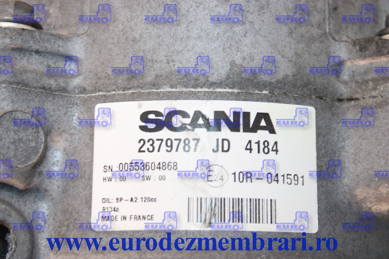 COMPRESOR CLIMA STATIONARE SCANIA 2379787 - كمبروسر مكيف - شاحنة: صورة 2 COMPRESOR CLIMA STATIONARE SCANIA 2379787 - كمبروسر مكيف - شاحنة: صورة 2