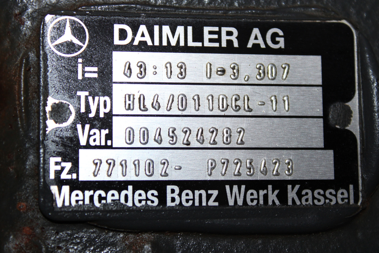 DIFERENTIAL MERCEDES ATEGO R=43:13 HL4 004520282, 770102 - صندوق التروس التفاضلية - شاحنة: صورة 3 DIFERENTIAL MERCEDES ATEGO R=43:13 HL4 004520282, 770102 - صندوق التروس التفاضلية - شاحنة: صورة 3