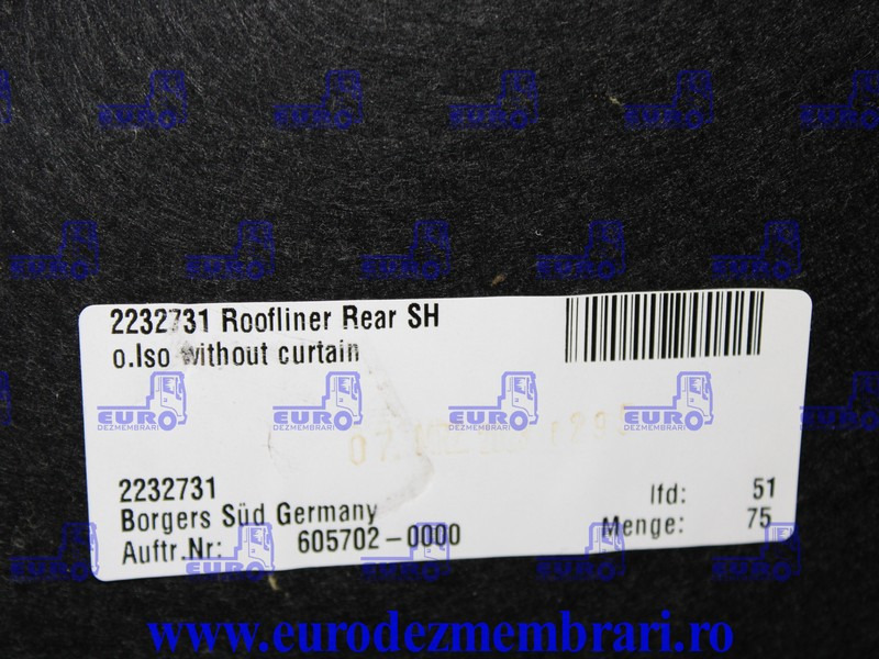ELEMENT INTERIOR CABINA DAF XF XG 2232731 - الكابينة والداخلية - شاحنة: صورة 3 ELEMENT INTERIOR CABINA DAF XF XG 2232731 - الكابينة والداخلية - شاحنة: صورة 3