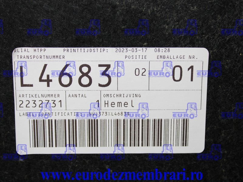ELEMENT INTERIOR CABINA DAF XF XG 2232731 - الكابينة والداخلية - شاحنة: صورة 4 ELEMENT INTERIOR CABINA DAF XF XG 2232731 - الكابينة والداخلية - شاحنة: صورة 4