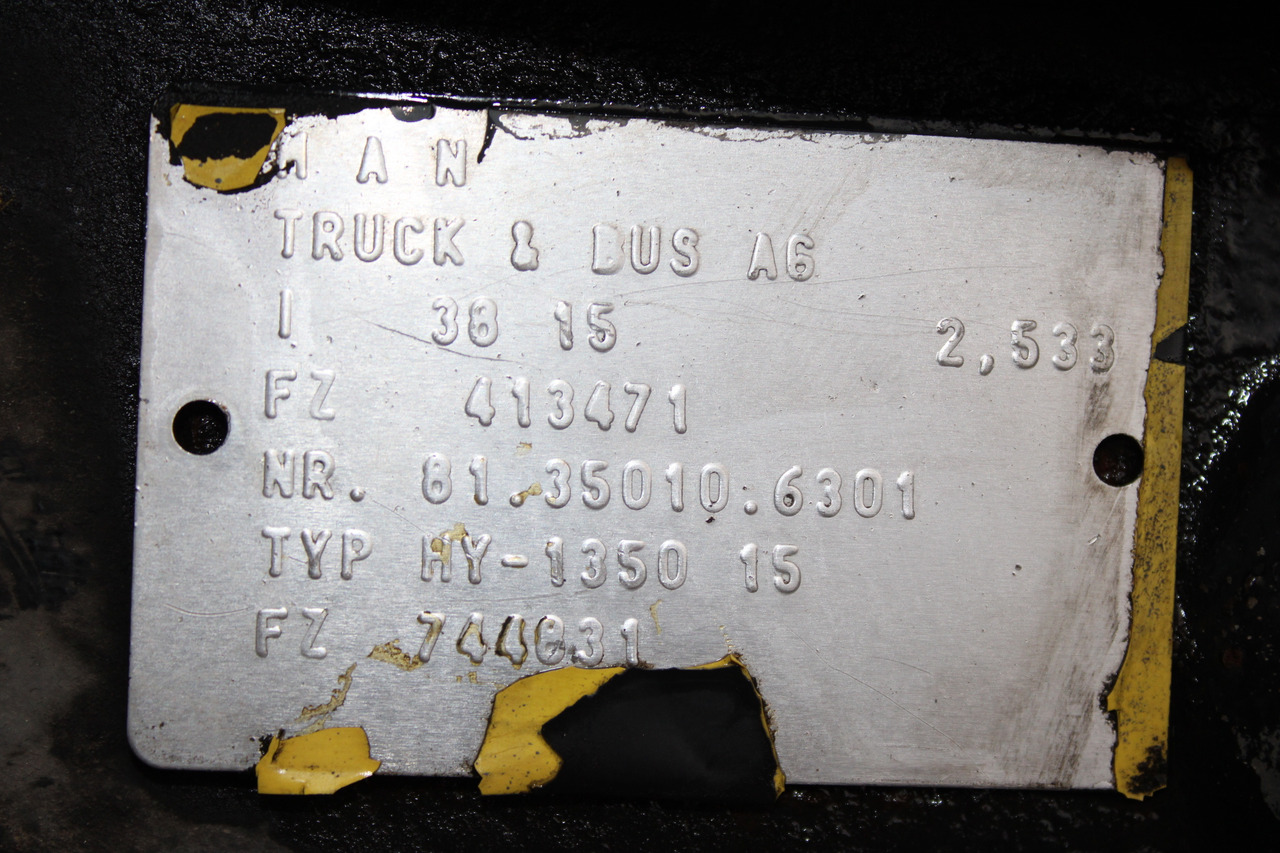 GRUP DIFERENTIAL MAN TGX R=38:15 HY-1350 15 81.35010.6301 - صندوق التروس التفاضلية - شاحنة: صورة 3 GRUP DIFERENTIAL MAN TGX R=38:15 HY-1350 15 81.35010.6301 - صندوق التروس التفاضلية - شاحنة: صورة 3