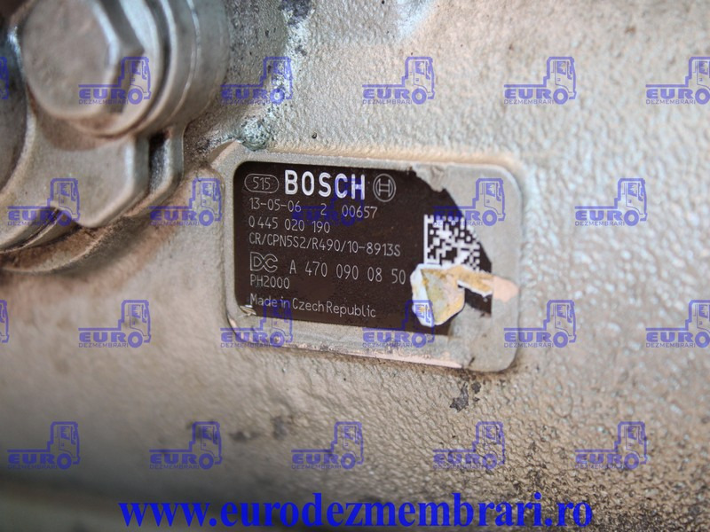 POMPA INALTA PRESIUNE MERCEDES ACTROS MP4 A4700900850, A4700902150 - مضخة وقود - شاحنة: صورة 3 POMPA INALTA PRESIUNE MERCEDES ACTROS MP4 A4700900850, A4700902150 - مضخة وقود - شاحنة: صورة 3