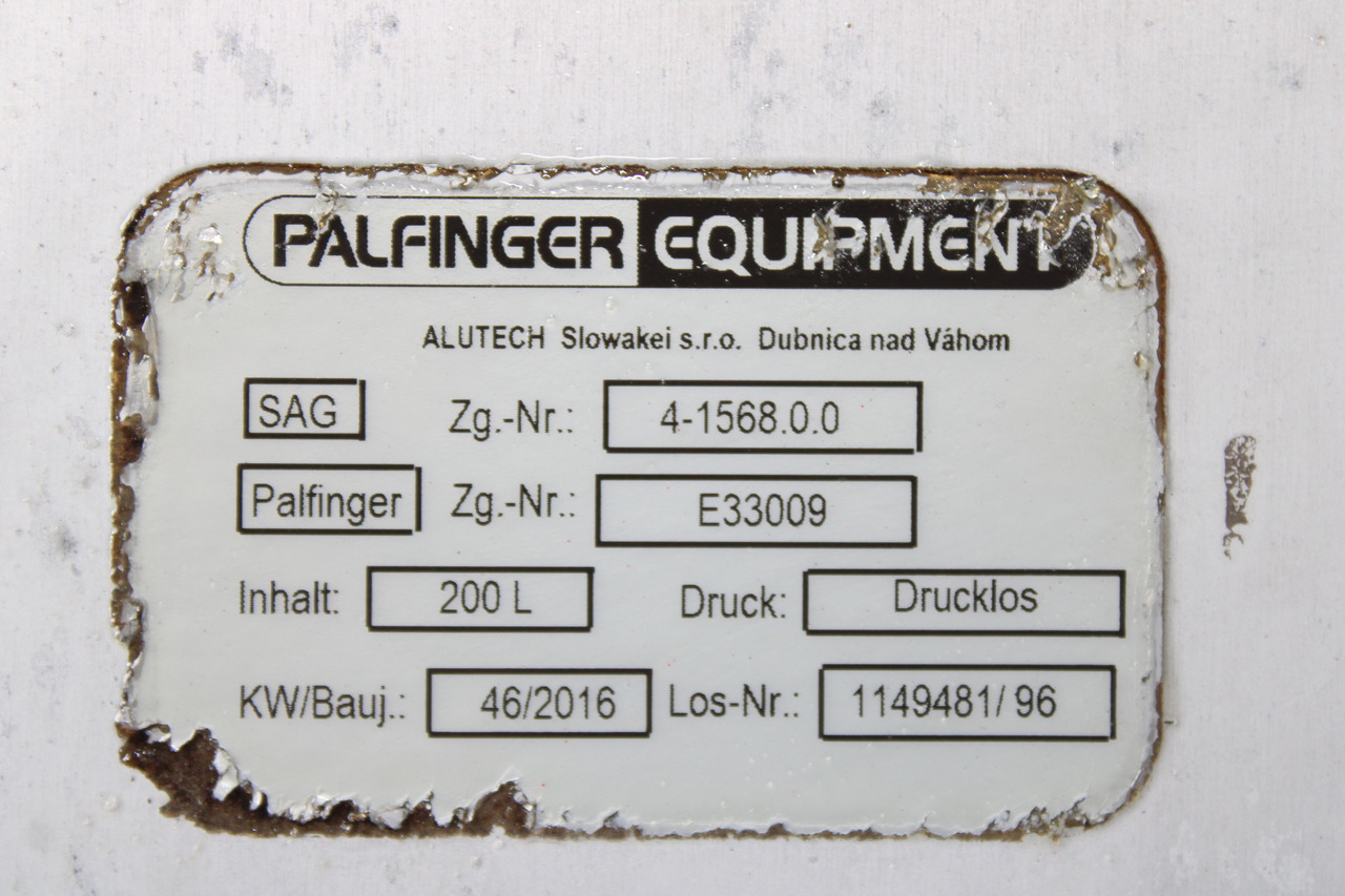 REZERVOR ULEI HIDRAULIC 200L PALFINGER E33009 - خزان هيدروليكي - شاحنة: صورة 4 REZERVOR ULEI HIDRAULIC 200L PALFINGER E33009 - خزان هيدروليكي - شاحنة: صورة 4