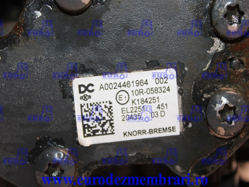 SUPAPA REFULARE MERCEDES ACTROS MP4 A0024461964, K184251 - صمام الفرامل - شاحنة: صورة 2 SUPAPA REFULARE MERCEDES ACTROS MP4 A0024461964, K184251 - صمام الفرامل - شاحنة: صورة 2