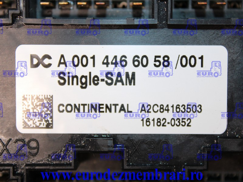 TABLOU SIGURANTE MERCEDES ACTROS MP4 SINGLE SAM A0014466058 - فيوز - شاحنة: صورة 3 TABLOU SIGURANTE MERCEDES ACTROS MP4 SINGLE SAM A0014466058 - فيوز - شاحنة: صورة 3