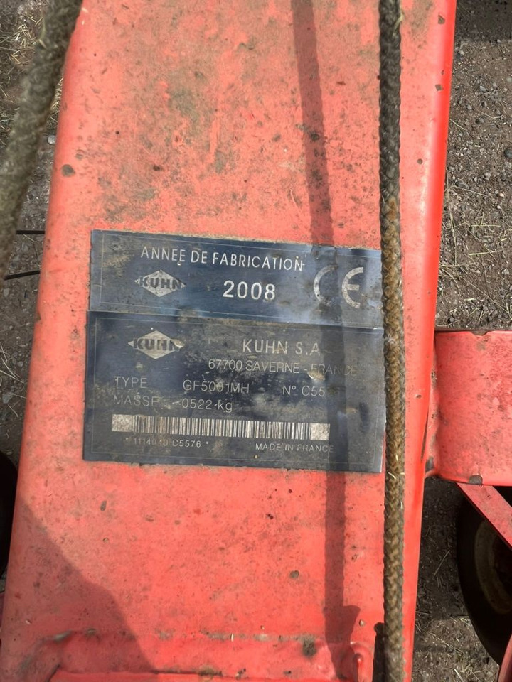 Kuhn GF5001MH - آلة تيبيس العشب/ آلة جمع العشب: صورة 3 Kuhn GF5001MH - آلة تيبيس العشب/ آلة جمع العشب: صورة 3