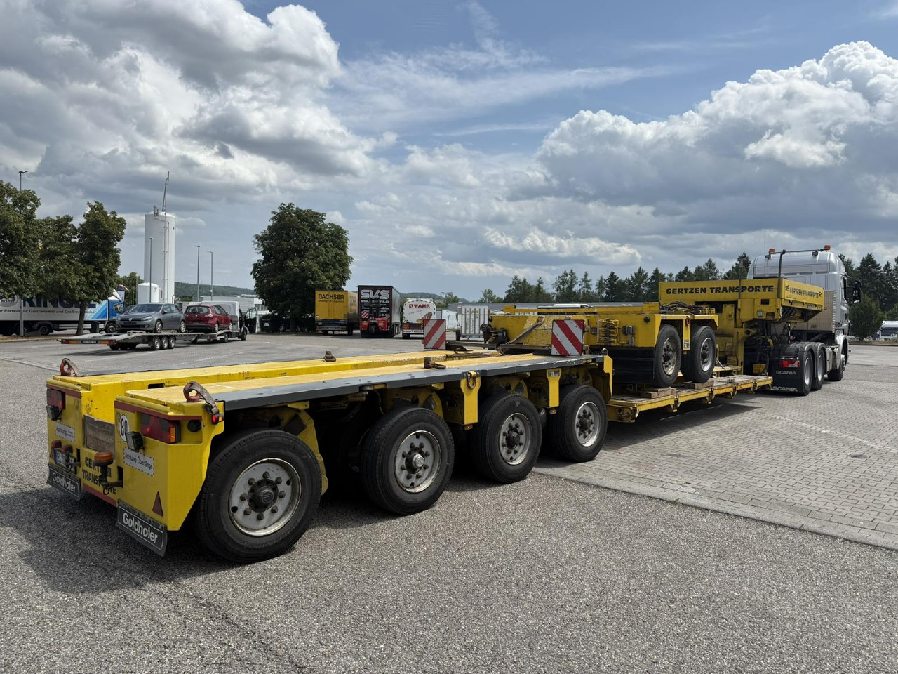 Goldhofer STHP-XLE 2+4 (6) | Baggerbrücke - Tiefbett - عربة منخفضة مسطحة نصف مقطورة: صورة 3 Goldhofer STHP-XLE 2+4 (6) | Baggerbrücke - Tiefbett - عربة منخفضة مسطحة نصف مقطورة: صورة 3