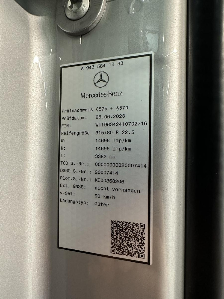 جديدة وحدة جر Mercedes Benz Actros 2652 LS 6x4 | NEUFAHRZEUGE | ZGG 120 to: صورة 29