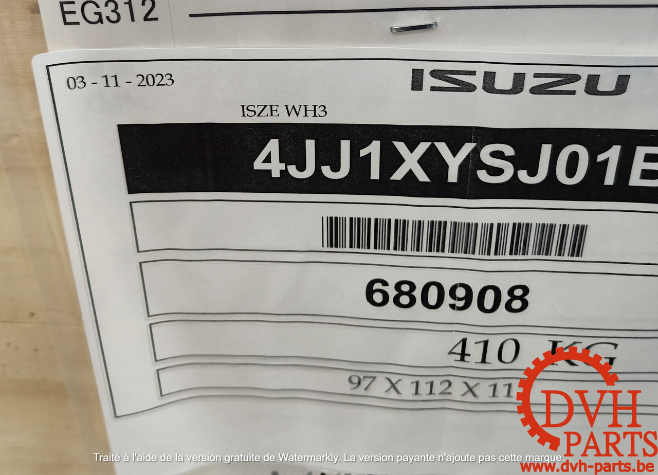 ISUZU 4JJ1-XYSJ-01B - محرك - حفار زحاف: صورة 1 ISUZU 4JJ1-XYSJ-01B - محرك - حفار زحاف: صورة 1