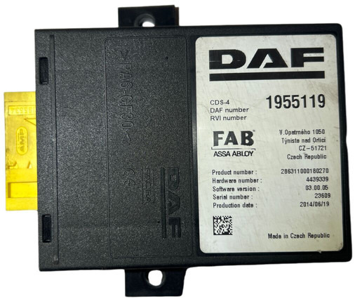DAF 2015 - وحدة تحكم الكتروني: صورة 1 DAF 2015 - وحدة تحكم الكتروني: صورة 1