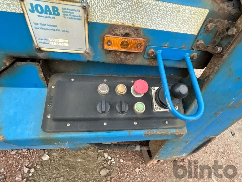 جسم شاحنة قمامة Joab Binlift Returnpack: صورة 13