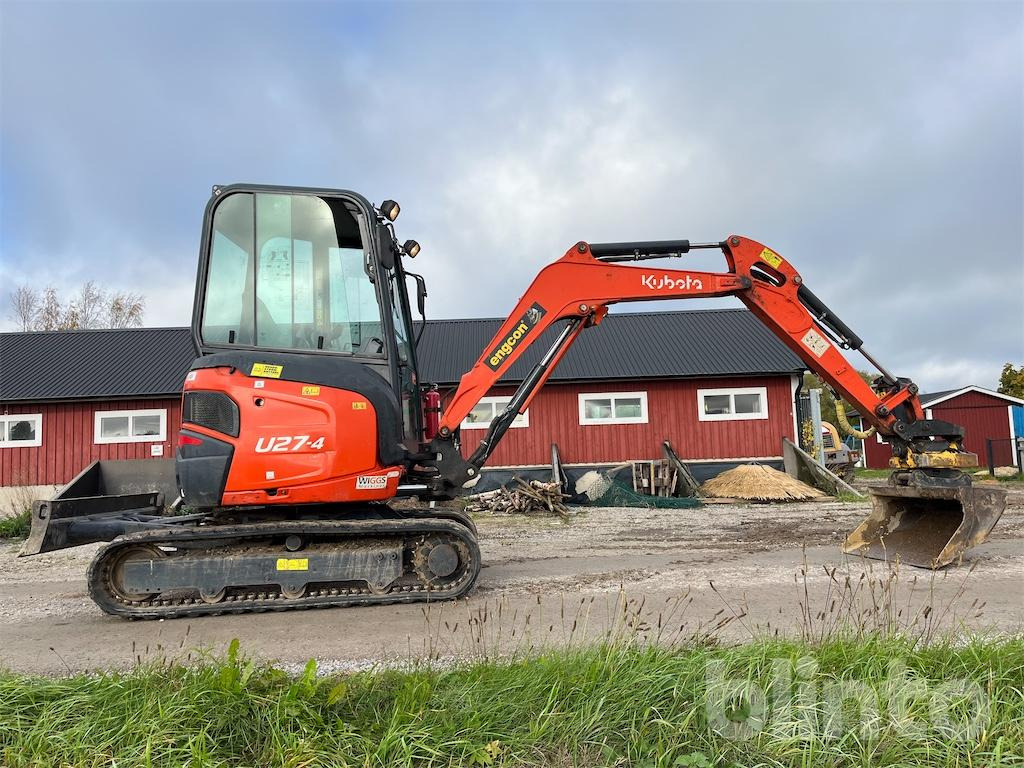 Kubota U27-4 minigrävare - حفارة مُصَّغرة: صورة 4 Kubota U27-4 minigrävare - حفارة مُصَّغرة: صورة 4