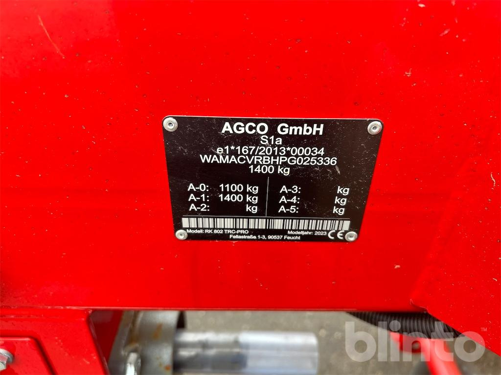 Massey Ferguson RK 802 TRC-Pro (2023) - آلة تيبيس العشب/ آلة جمع العشب: صورة 5 Massey Ferguson RK 802 TRC-Pro (2023) - آلة تيبيس العشب/ آلة جمع العشب: صورة 5