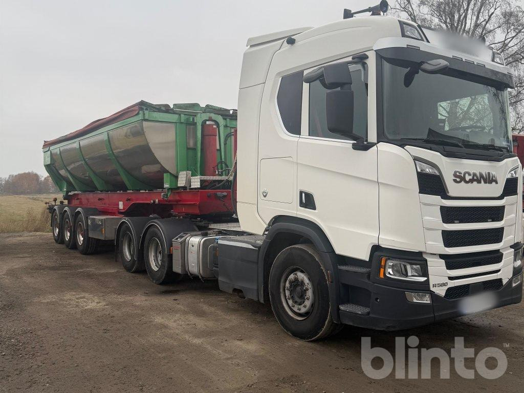 SCANIA R580 B6X2NB - وحدة جر, قلابة نصف مقطورة نصف مقطورة قلابة: صورة 3 SCANIA R580 B6X2NB - وحدة جر, قلابة نصف مقطورة نصف مقطورة قلابة: صورة 3