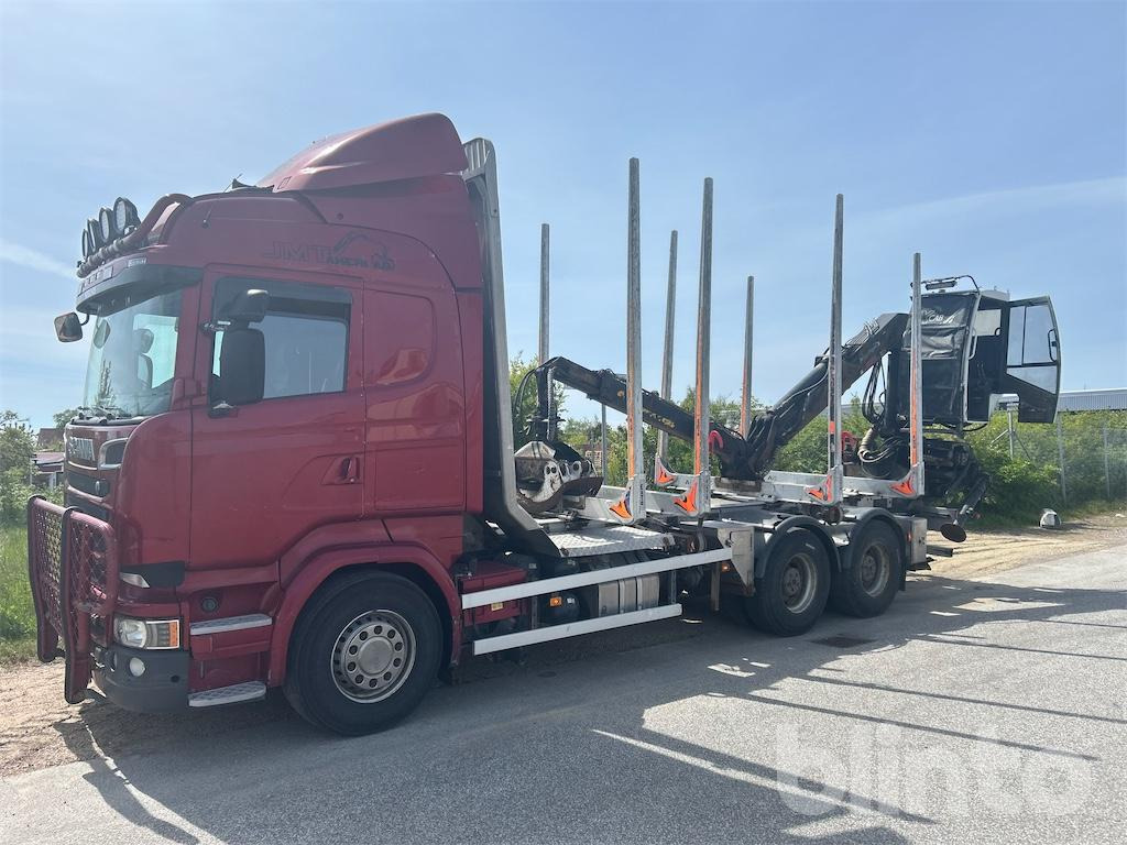 SCANIA R580 - Jonsered 1080 79R - شاحنة قطع الأشجار: صورة 1 SCANIA R580 - Jonsered 1080 79R - شاحنة قطع الأشجار: صورة 1