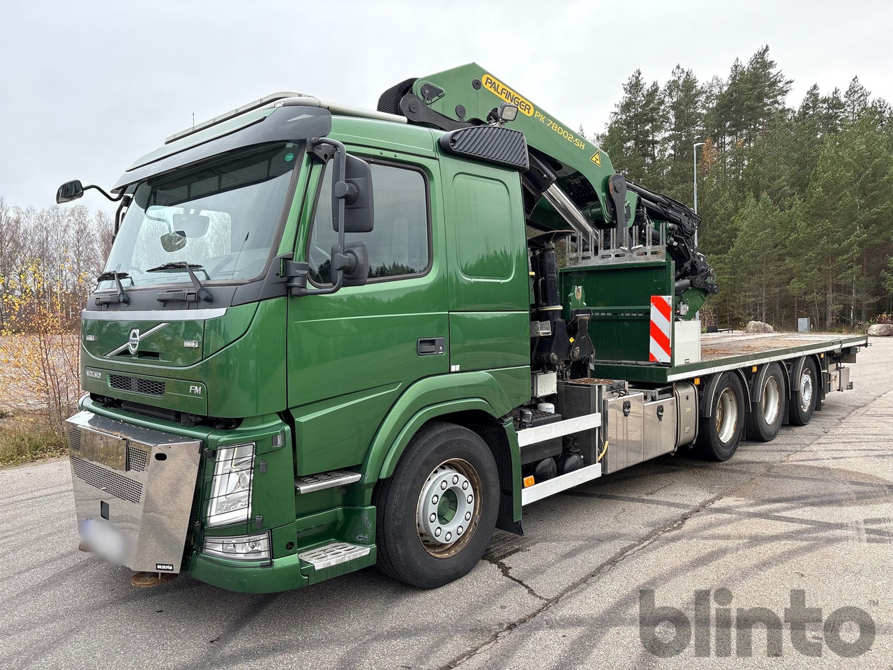 VOLVO FM 460 8x4 Tridem - شاحنات مسطحة, شاحنة كرين: صورة 1 VOLVO FM 460 8x4 Tridem - شاحنات مسطحة, شاحنة كرين: صورة 1