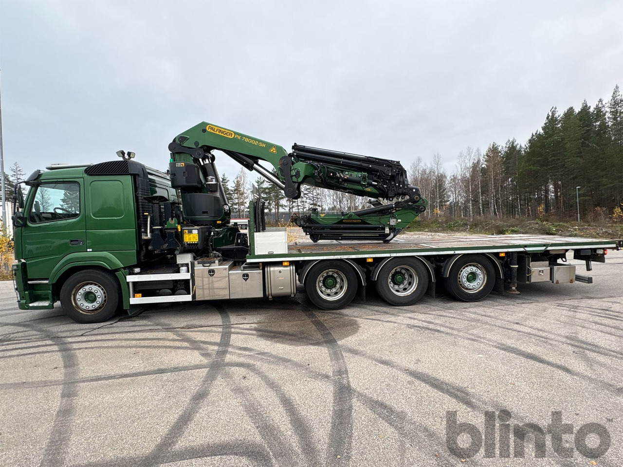 VOLVO FM 460 8x4 Tridem - شاحنات مسطحة, شاحنة كرين: صورة 2 VOLVO FM 460 8x4 Tridem - شاحنات مسطحة, شاحنة كرين: صورة 2