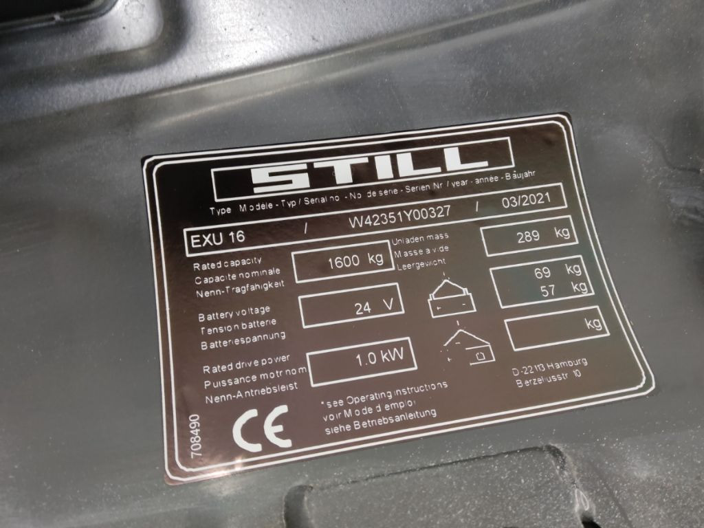 Still EXU16/LIION - شاحنة باليت: صورة 5 Still EXU16/LIION - شاحنة باليت: صورة 5