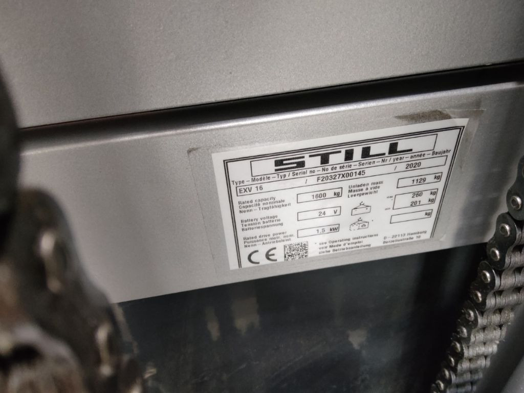 Still EXV16/BATT.NEU - آلة التكديس: صورة 5 Still EXV16/BATT.NEU - آلة التكديس: صورة 5