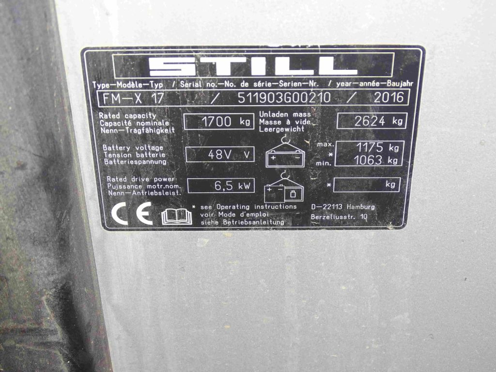 Still FM-X17 - شاحنة مناوِلة: صورة 5 Still FM-X17 - شاحنة مناوِلة: صورة 5