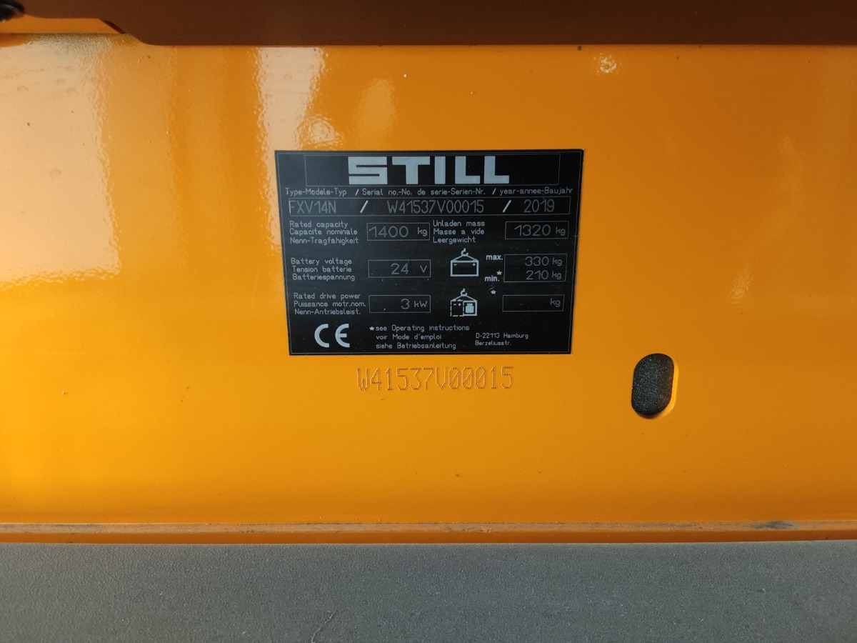 Still FXV14N - آلة التكديس: صورة 5 Still FXV14N - آلة التكديس: صورة 5