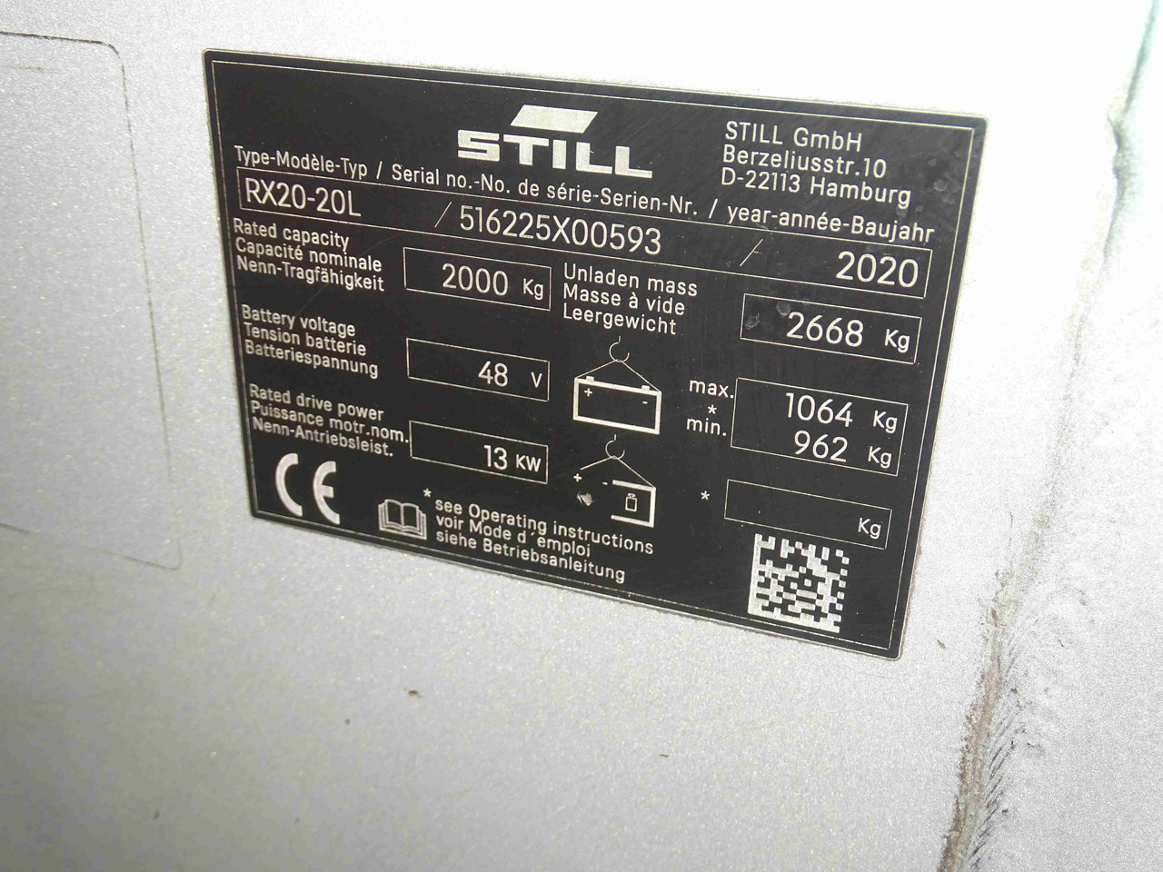 Still RX20-20L - رافعة شوكية كهربائية: صورة 5 Still RX20-20L - رافعة شوكية كهربائية: صورة 5