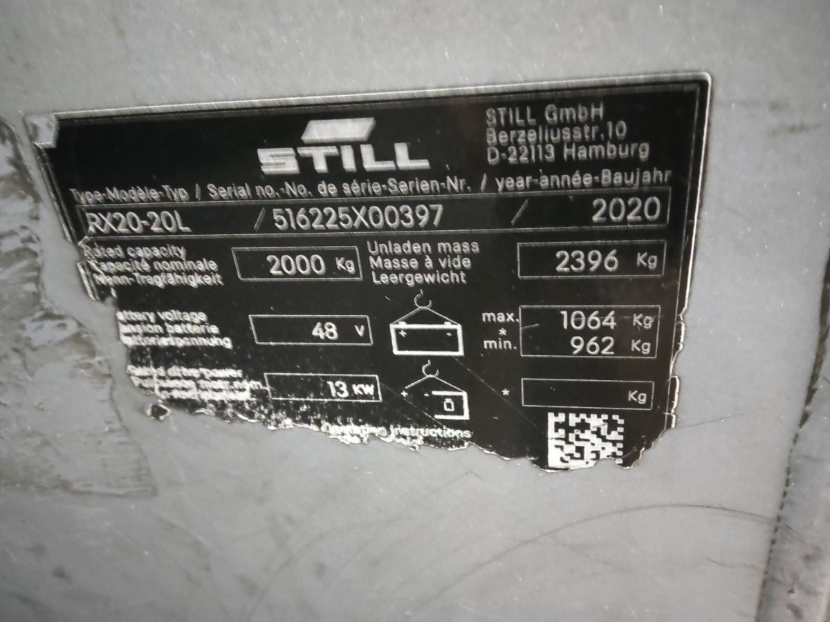 Still RX20-20L - رافعة شوكية كهربائية: صورة 5 Still RX20-20L - رافعة شوكية كهربائية: صورة 5