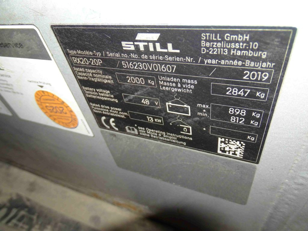 Still RX20-20P - رافعة شوكية كهربائية: صورة 5 Still RX20-20P - رافعة شوكية كهربائية: صورة 5