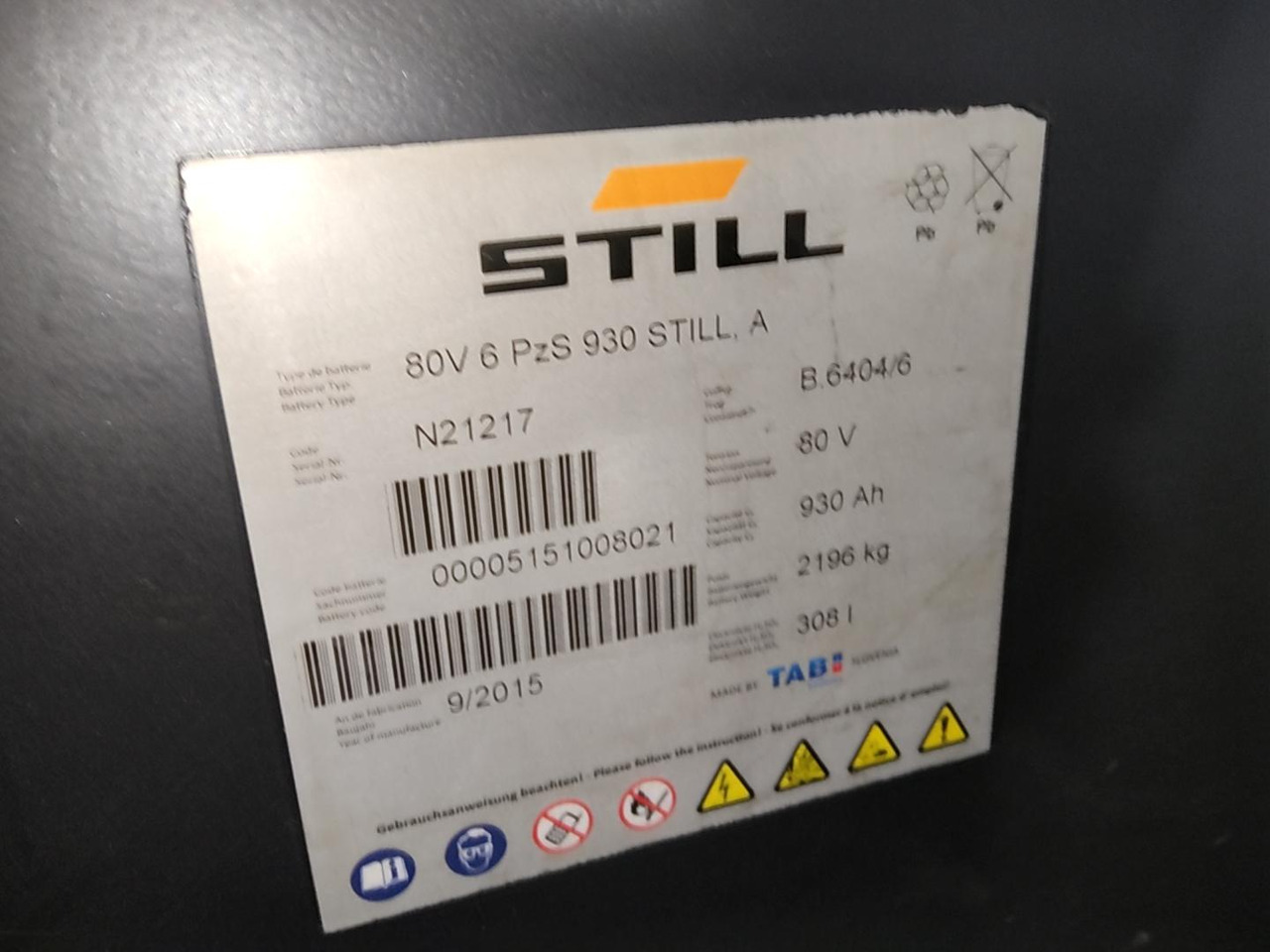 Still RX60-50/600 - رافعة شوكية كهربائية: صورة 4 Still RX60-50/600 - رافعة شوكية كهربائية: صورة 4