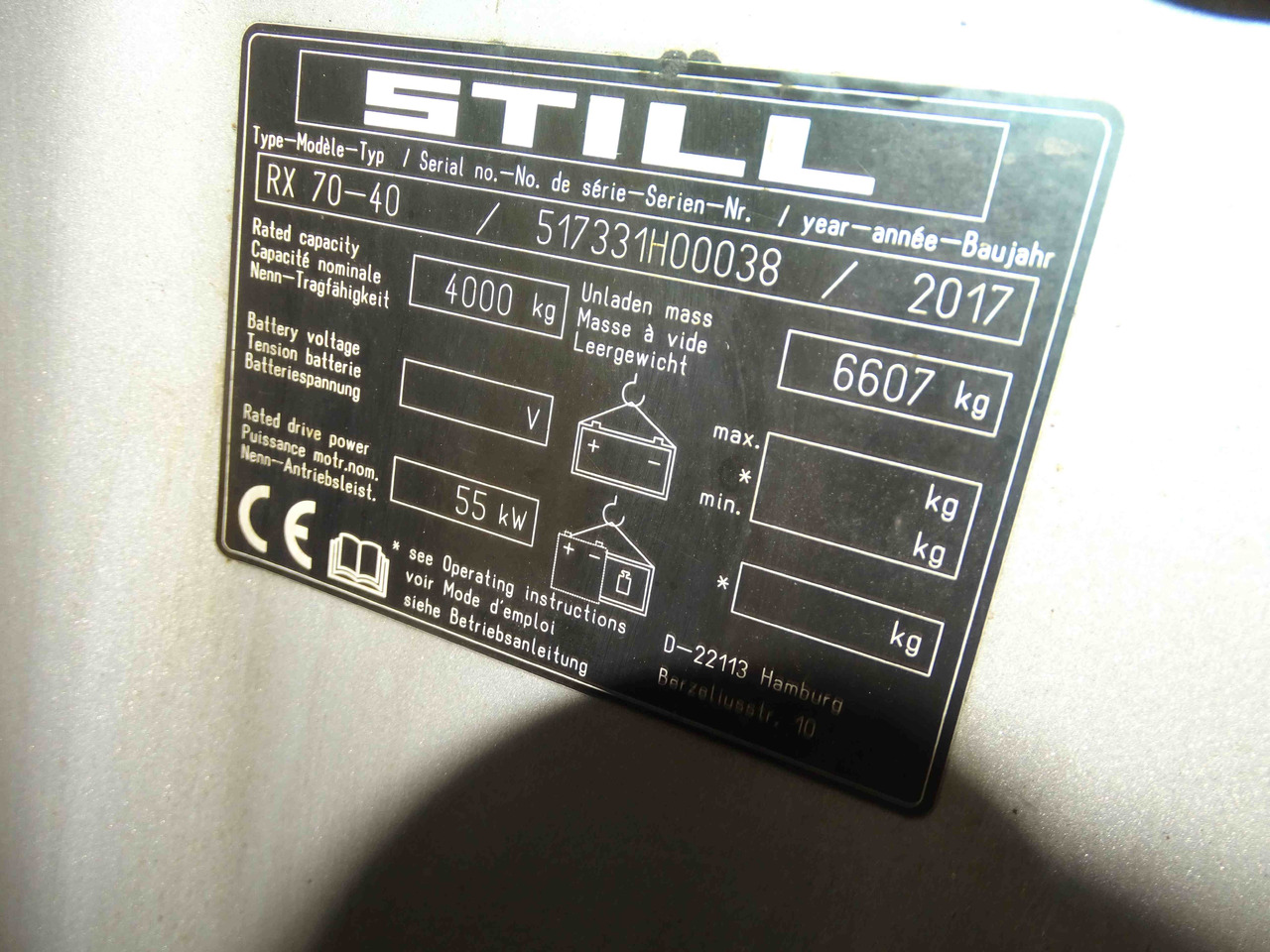 Still RX70-40 - رافعة شوكية ديزل: صورة 5 Still RX70-40 - رافعة شوكية ديزل: صورة 5