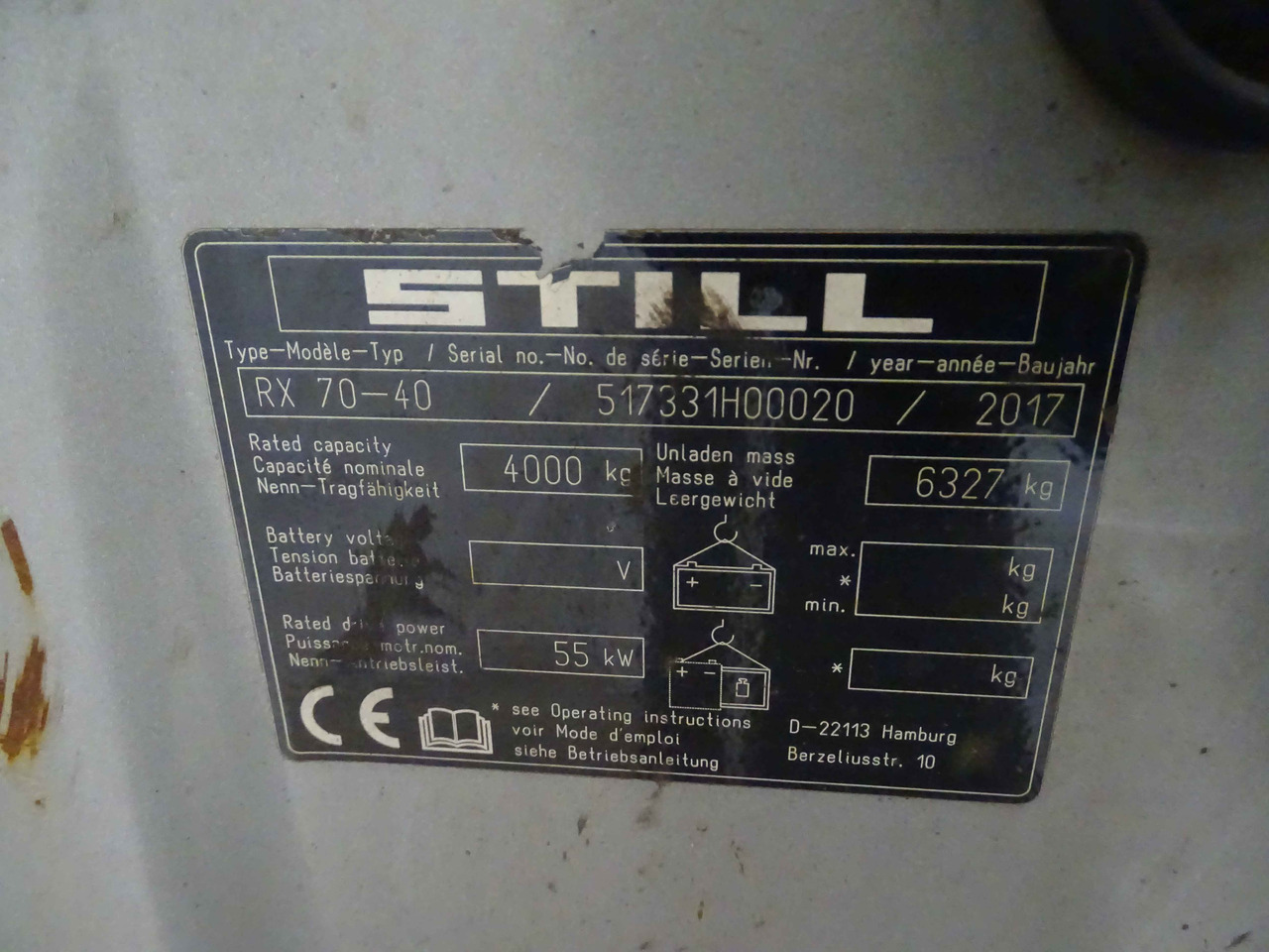 Still RX70-40 - رافعة شوكية ديزل: صورة 5 Still RX70-40 - رافعة شوكية ديزل: صورة 5