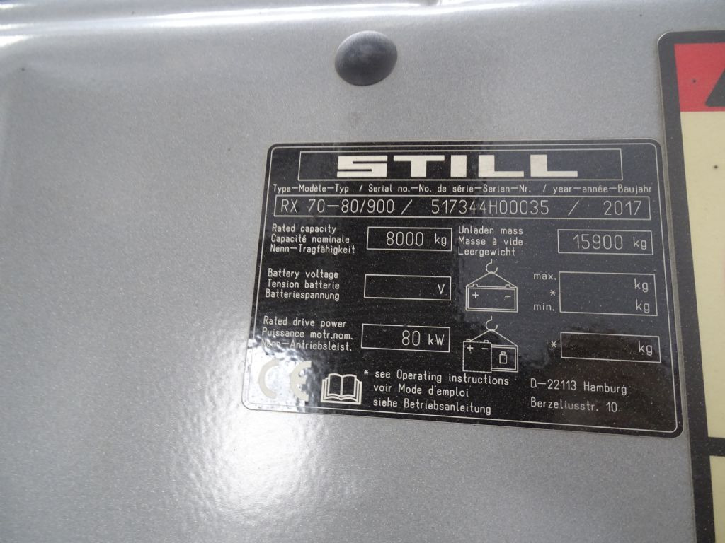 Still RX70-80/900 - رافعة شوكية ديزل: صورة 5 Still RX70-80/900 - رافعة شوكية ديزل: صورة 5