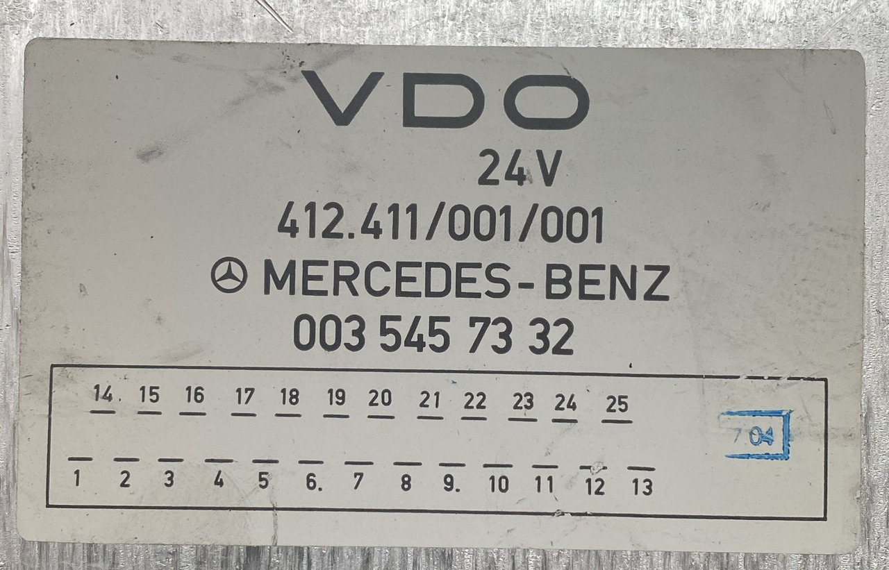 VDO MERCEDES ACTROS 0035457332 - وحدة تحكم الكتروني: صورة 4 VDO MERCEDES ACTROS 0035457332 - وحدة تحكم الكتروني: صورة 4