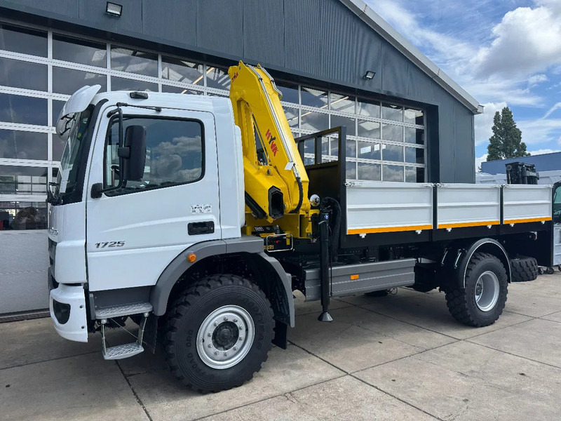 Mercedes-Benz Atego Atego 1725 4x4 Flatbed with Hyva HB120 Crane - شاحنة كرين: صورة 4 Mercedes-Benz Atego Atego 1725 4x4 Flatbed with Hyva HB120 Crane - شاحنة كرين: صورة 4