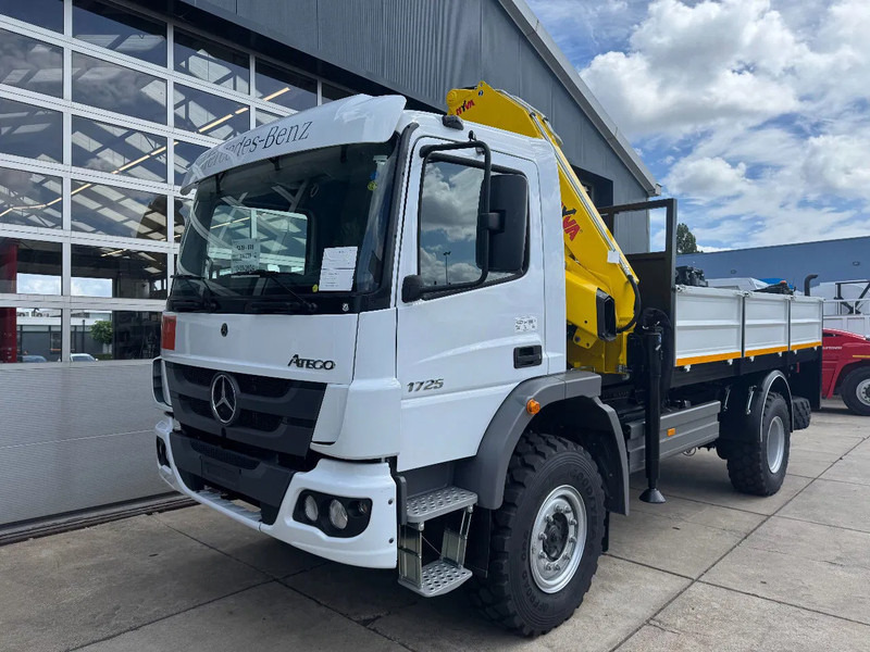 Mercedes-Benz Atego Atego 1725 4x4 Flatbed with Hyva HB120 Crane - شاحنة كرين: صورة 3 Mercedes-Benz Atego Atego 1725 4x4 Flatbed with Hyva HB120 Crane - شاحنة كرين: صورة 3