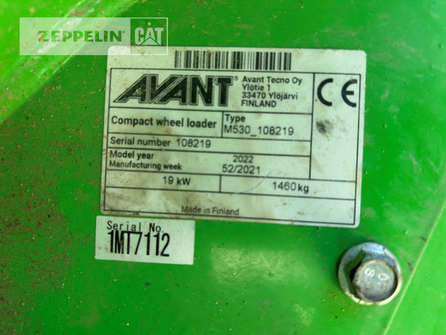 Avant Tecno 530 - اللودر بعجل: صورة 5 Avant Tecno 530 - اللودر بعجل: صورة 5